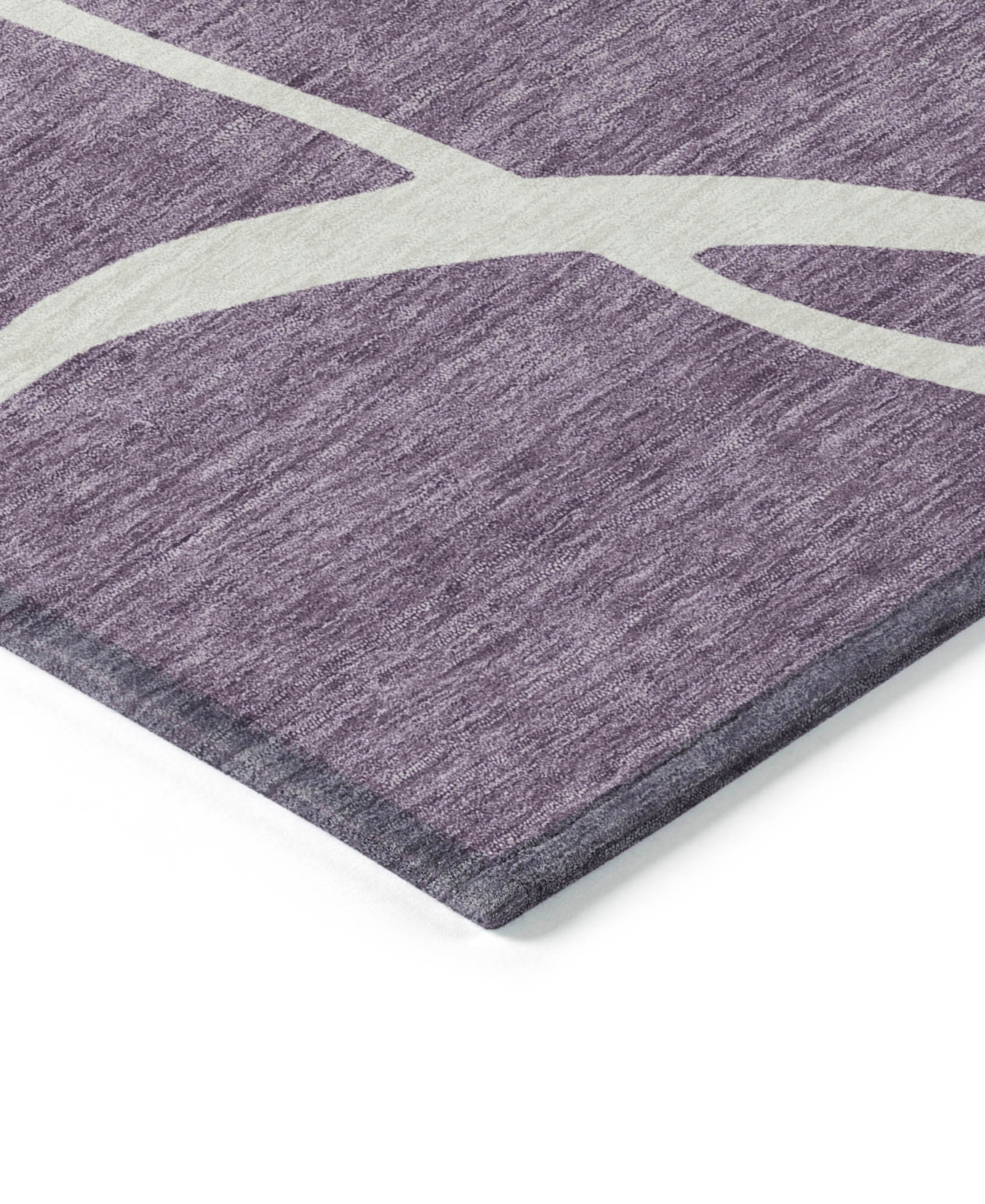 Addison Chantille Machine Washable Acn999 5'x7'6" Area Rug In Purple