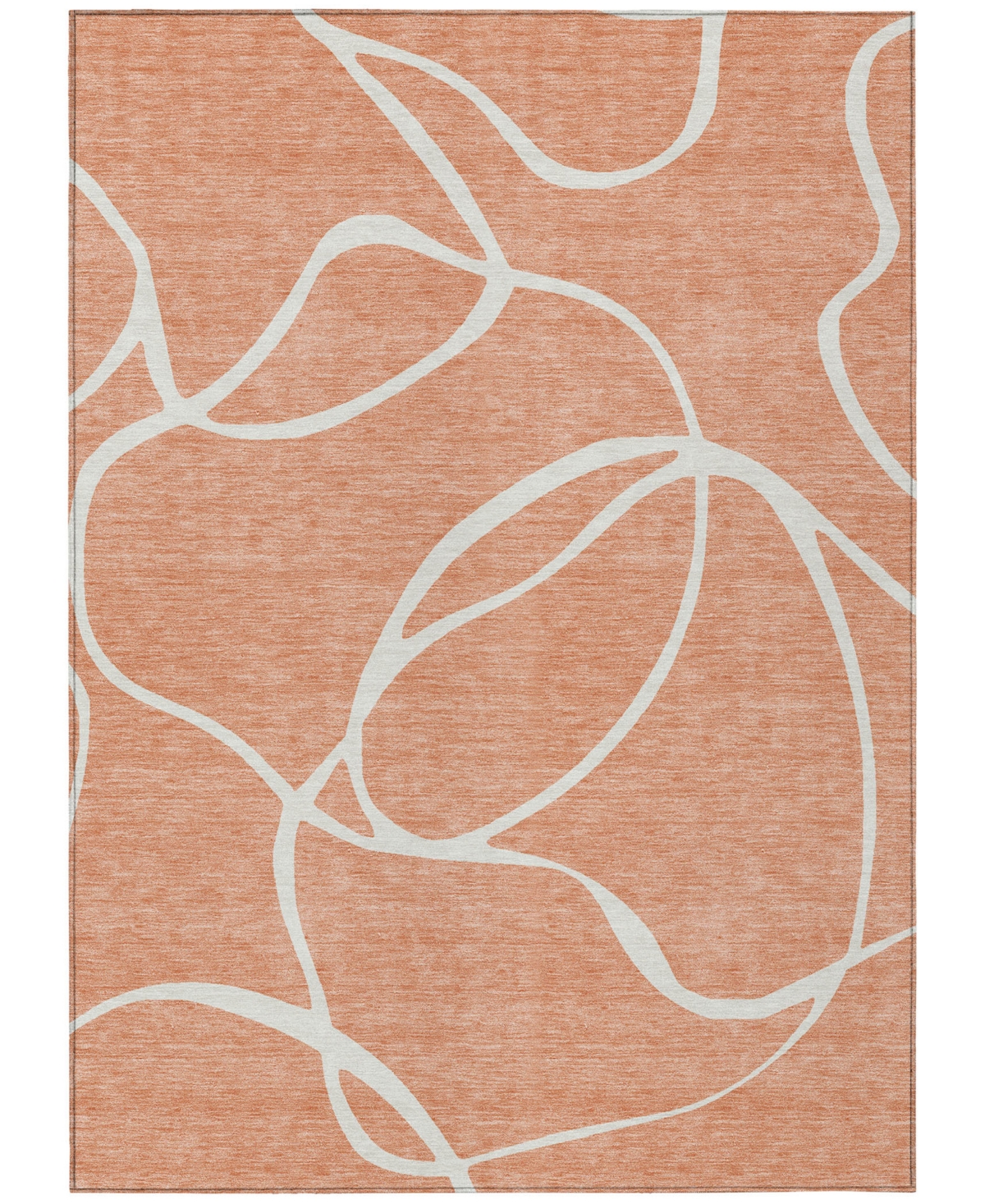 Shop Addison Chantille Machine Washable Acn999 2'6"x3'10" Area Rug In Salmon
