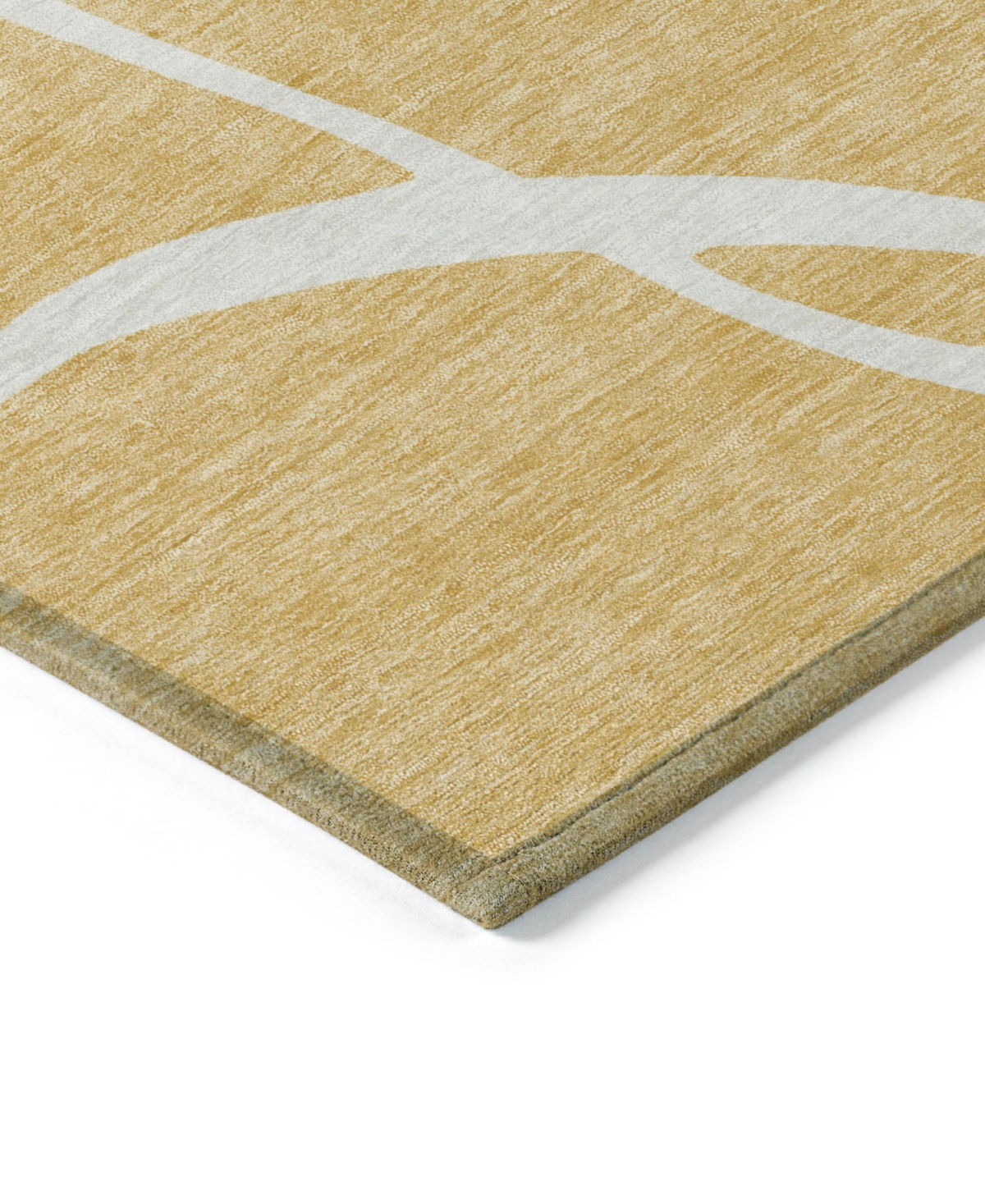 Addison Chantille Machine Washable Acn999 2'6"x3'10" Area Rug In Gold