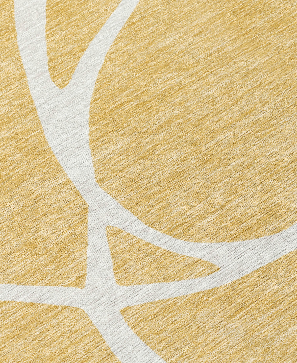 Addison Chantille Machine Washable Acn999 2'3"x7'6" Runner Area Rug In Gold