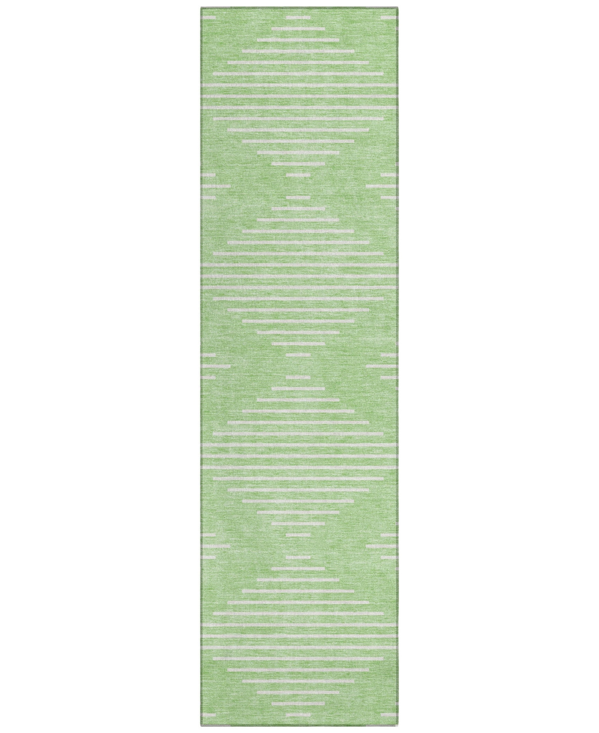 Addison Chantille Machine Washable Acn1016 2'3"x7'6" Runner Area Rug In Mint