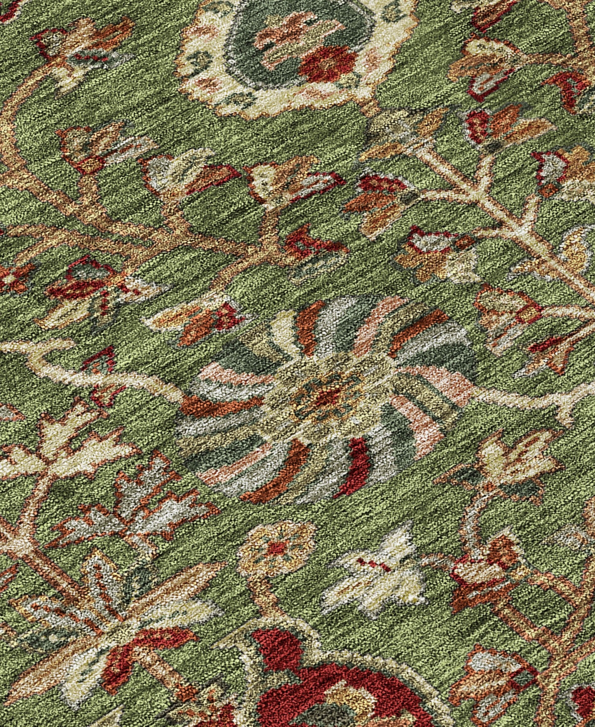 Addison Chantille Machine Washable Acn1085 3'x5' Area Rug In Moss