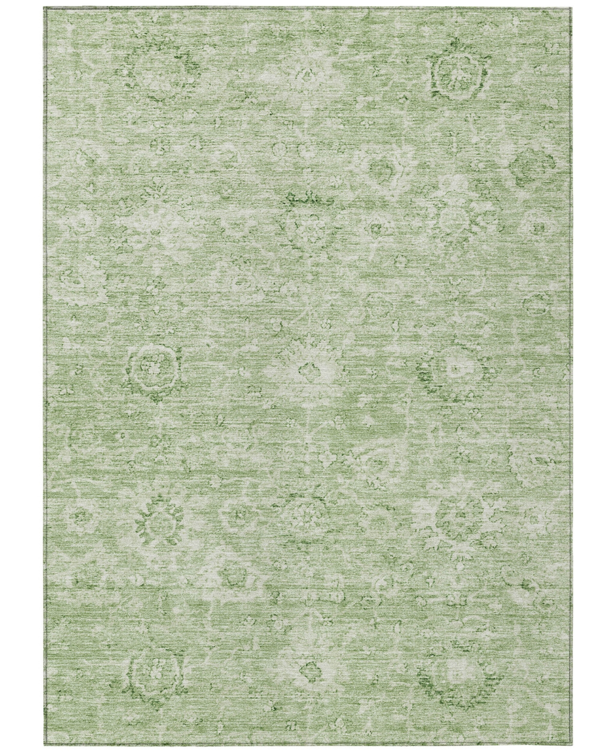 Shop Addison Chantille Machine Washable Acn1089 3'x5' Area Rug In Grass