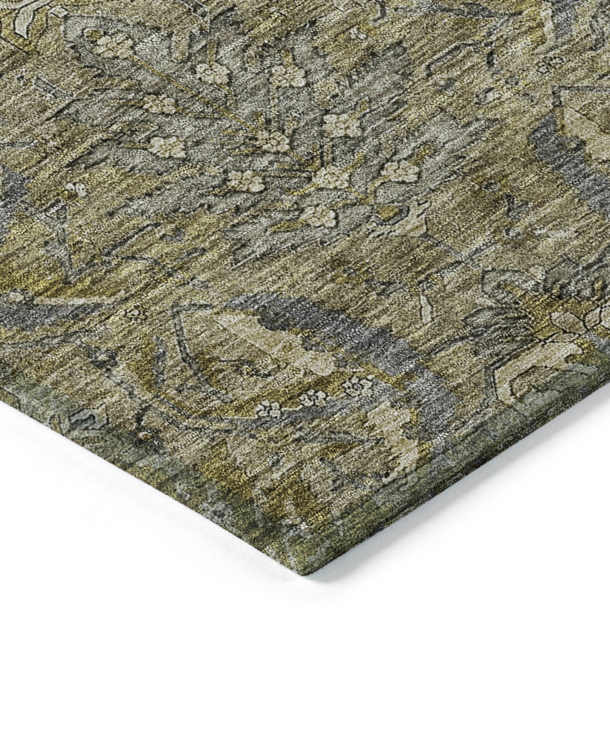 Addison Chantille Machine Washable Acn1082 2'3"x7'6" Runner Area Rug In Taupe