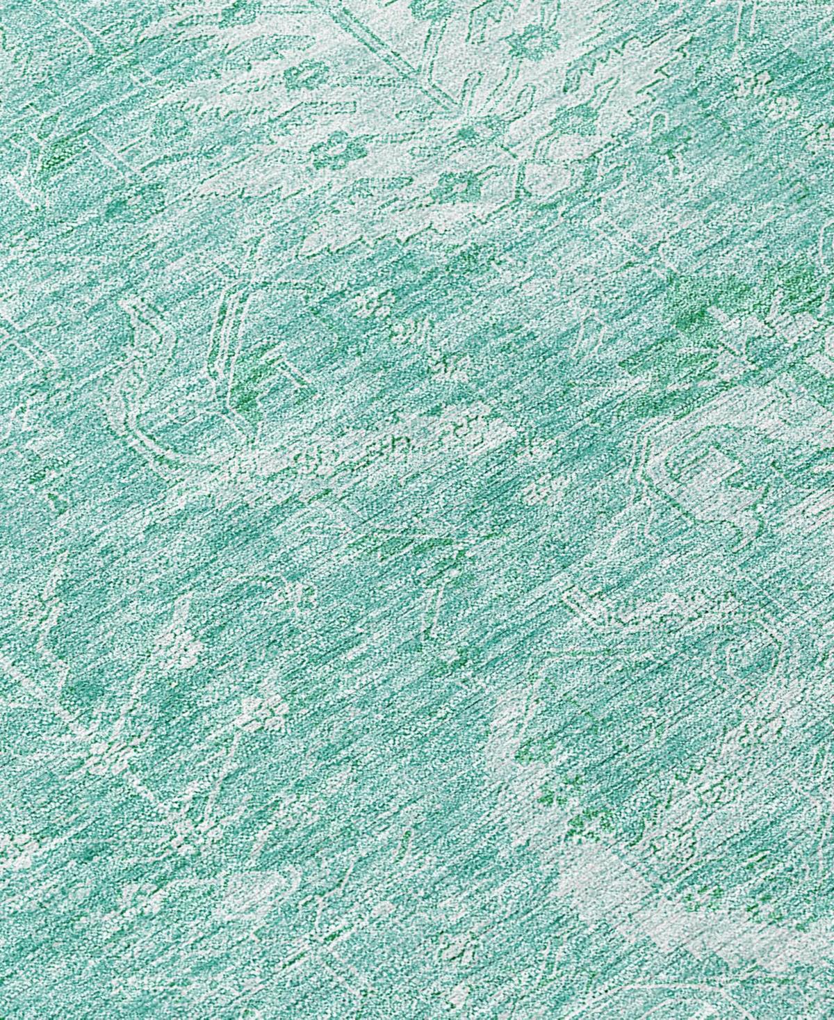 Addison Chantille Machine Washable Acn1083 2'3"x7'6" Runner Area Rug In Aqua