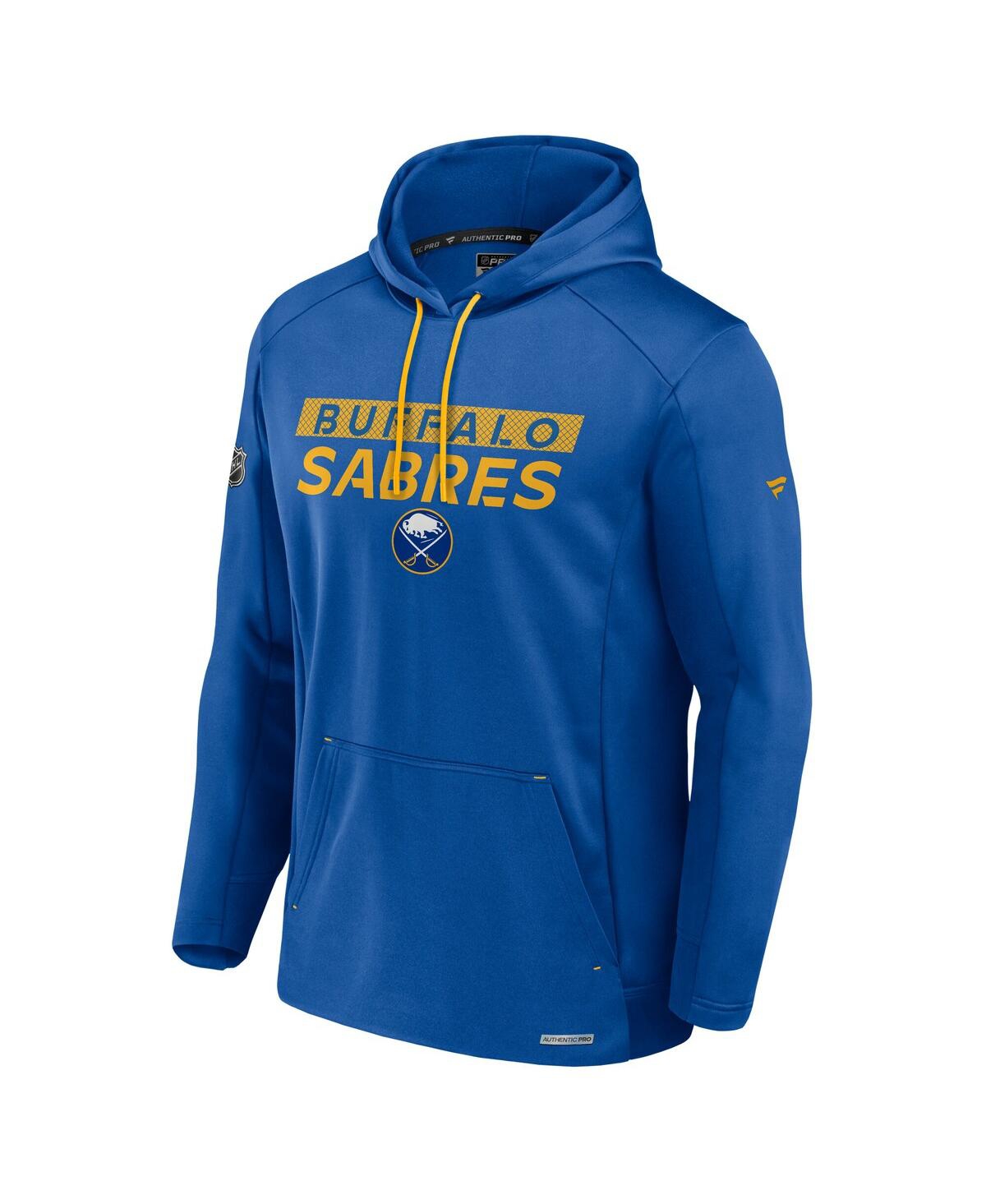 Fanatics Men's Royal Buffalo Sabres Authentic Pro Rink Fleece Pullover Hoodie In Royal