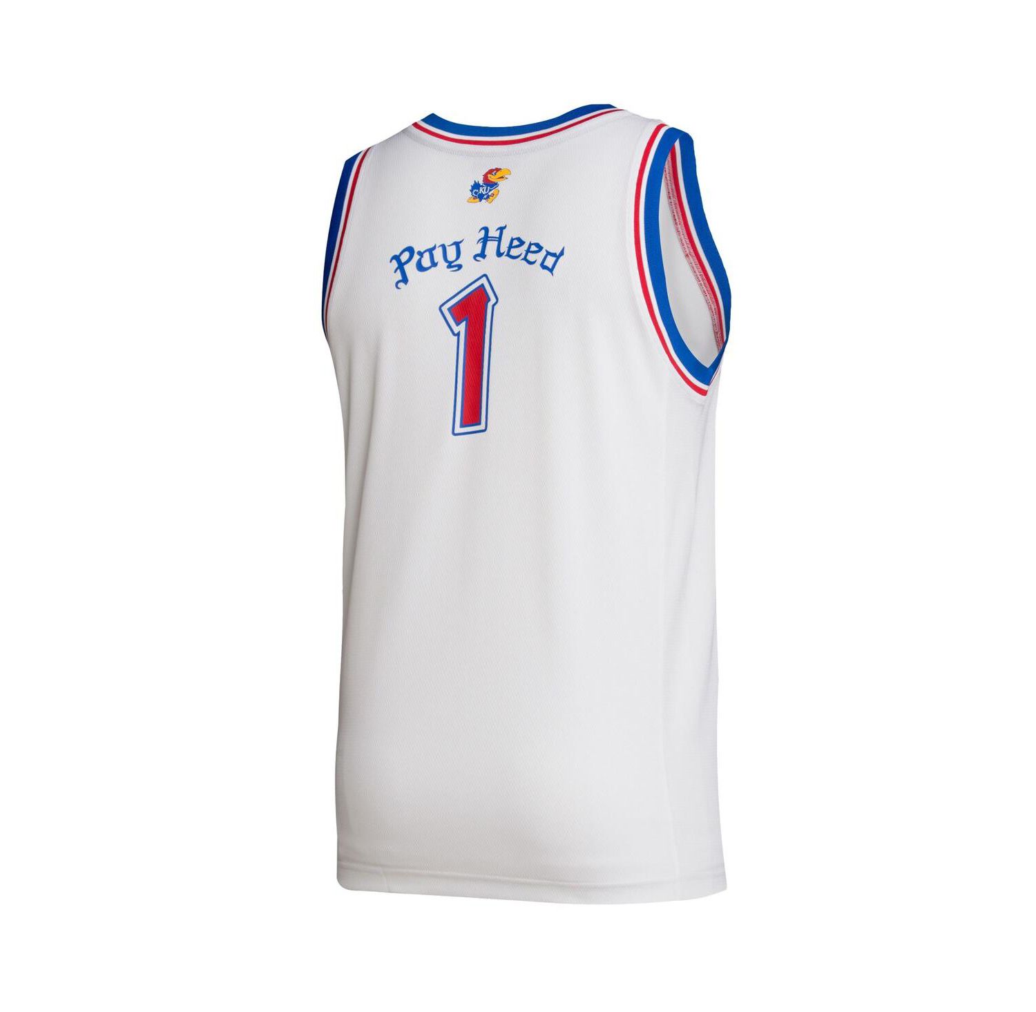 Men's 1 White Kansas Jayhawks Alternate Swingman Jersey