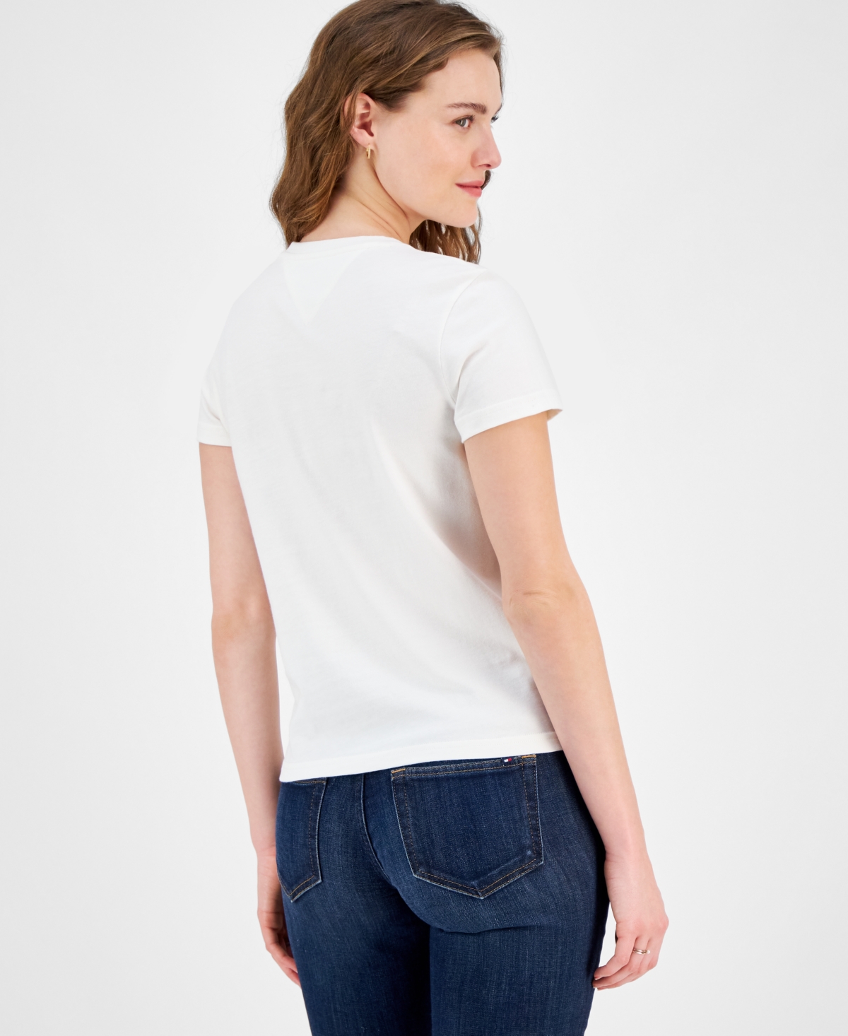 Tommy Jeans Women's Cotton X Nyc Heart Graphic T-shirt In Ancient White