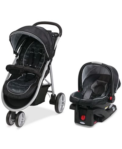 Graco Baby Click Connect Aire3 Stroller & SnugRide 35 Infant Car Seat Travel System
