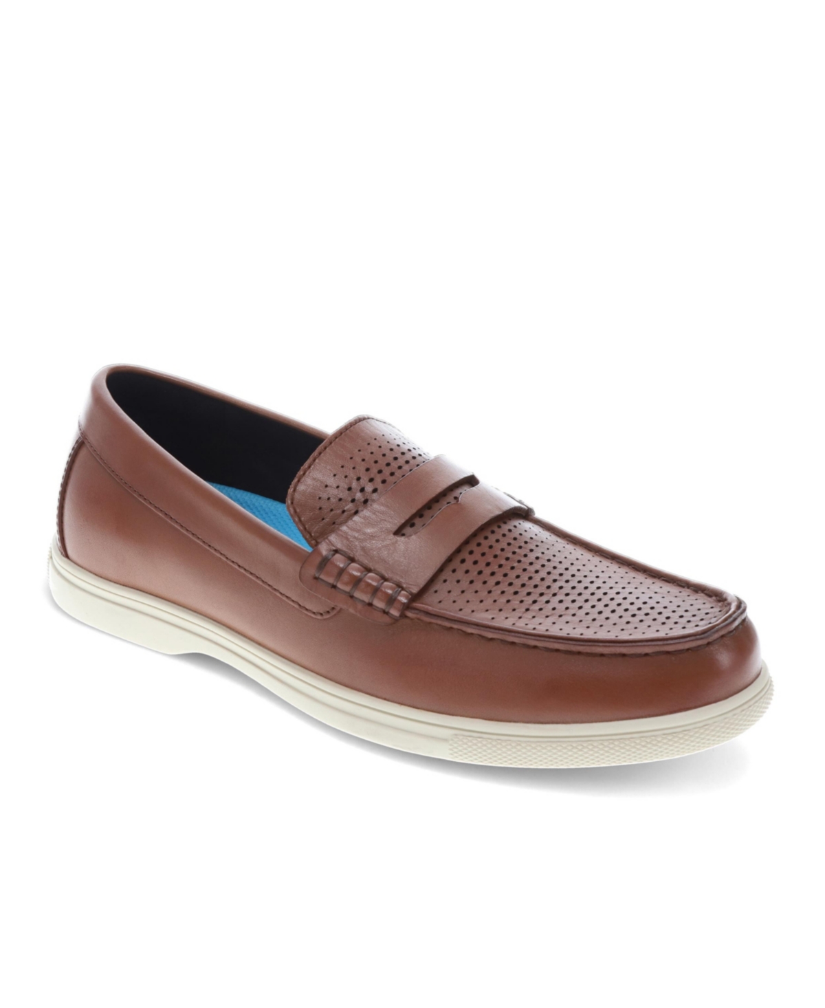 Dockers Mens Bellwood Genuine Leather Dress Casual Slip On Loafer Shoe In Butterscotch