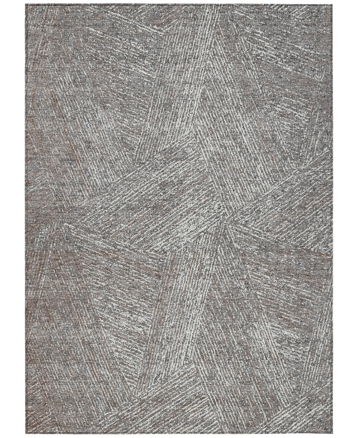 Addison Chantille Machine Washable Acn991 3'x5' Area Rug In Gray