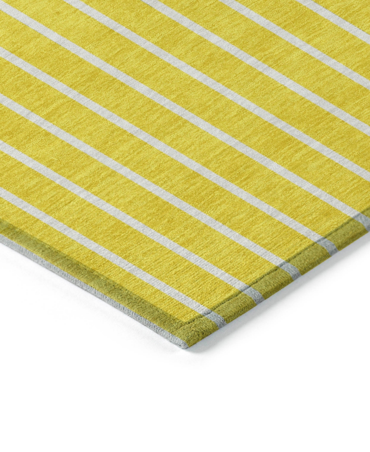 Addison Chantille Machine Washable Acn994 2'6"x3'10" Area Rug In Yellow