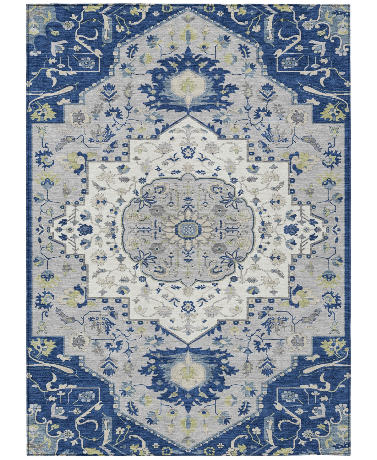 Addison Chantille Machine Washable Acn985 2'6"x3'10" Area Rug In Navy