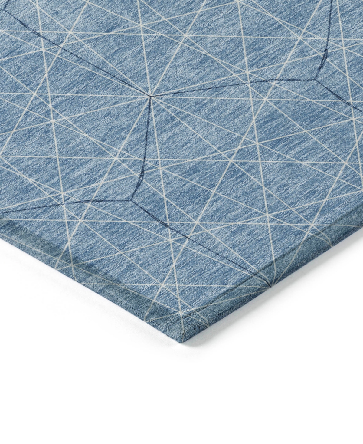 Shop Addison Chantille Machine Washable Acn987 2'6"x3'10" Area Rug In Denim