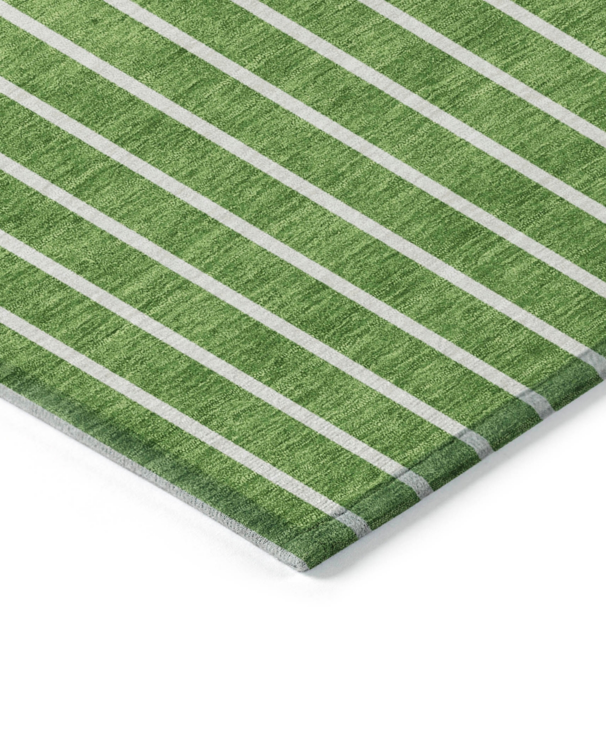 Addison Chantille Machine Washable Acn994 2'3"x7'6" Runner Area Rug In Green