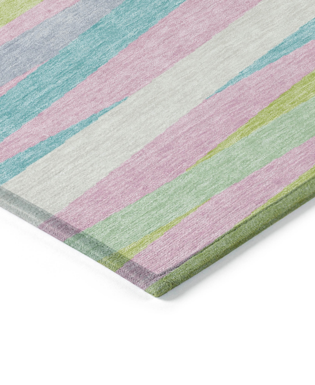 Addison Chantille Machine Washable Acn997 2'3"x7'6" Runner Area Rug In Mint