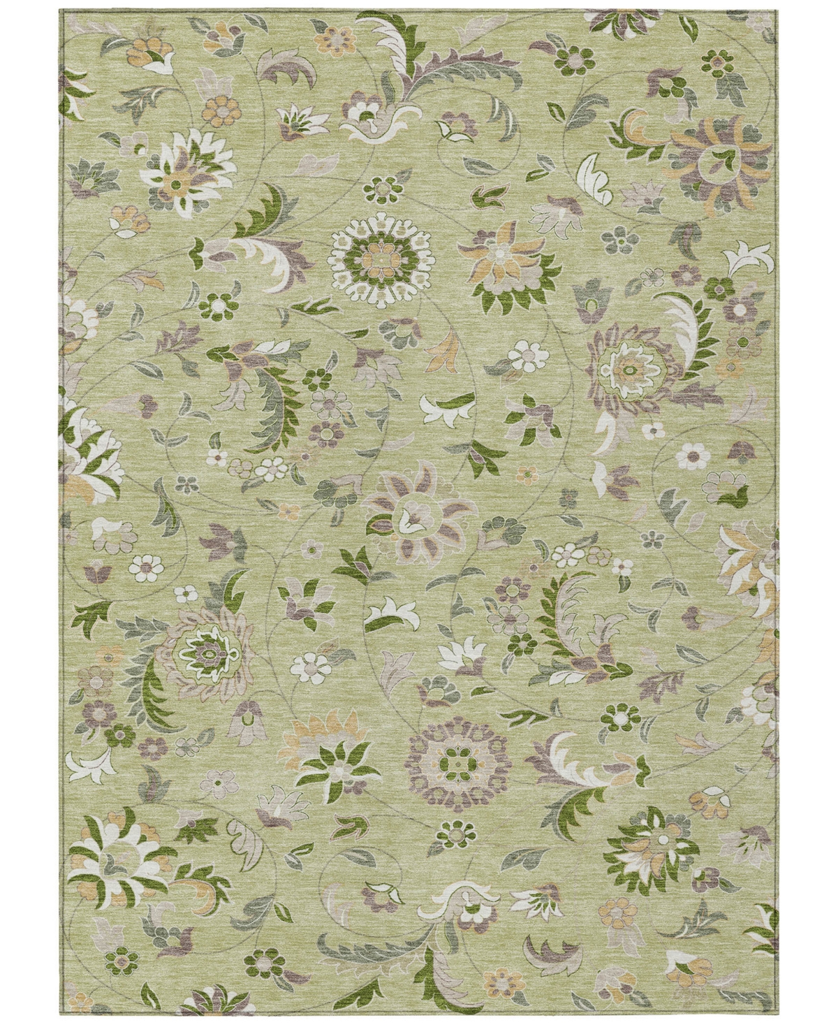 Addison Chantille Machine Washable Acn1006 2'6"x3'10" Area Rug In Grass