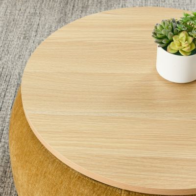 Streamdale 2-in-1 Ottoman End Table with Seat (25"x25")