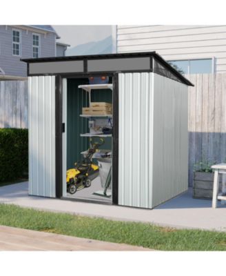 6ft x 5ft Metal Storage Shed with Lock