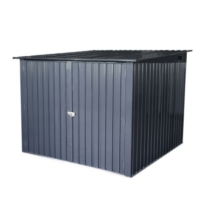 Outdoor Steel Bike Shed (Black