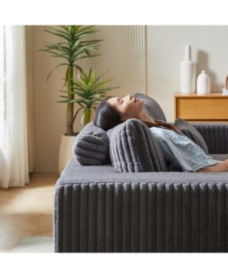 Streamdale Plush Cloud Sectional Sofa Bed