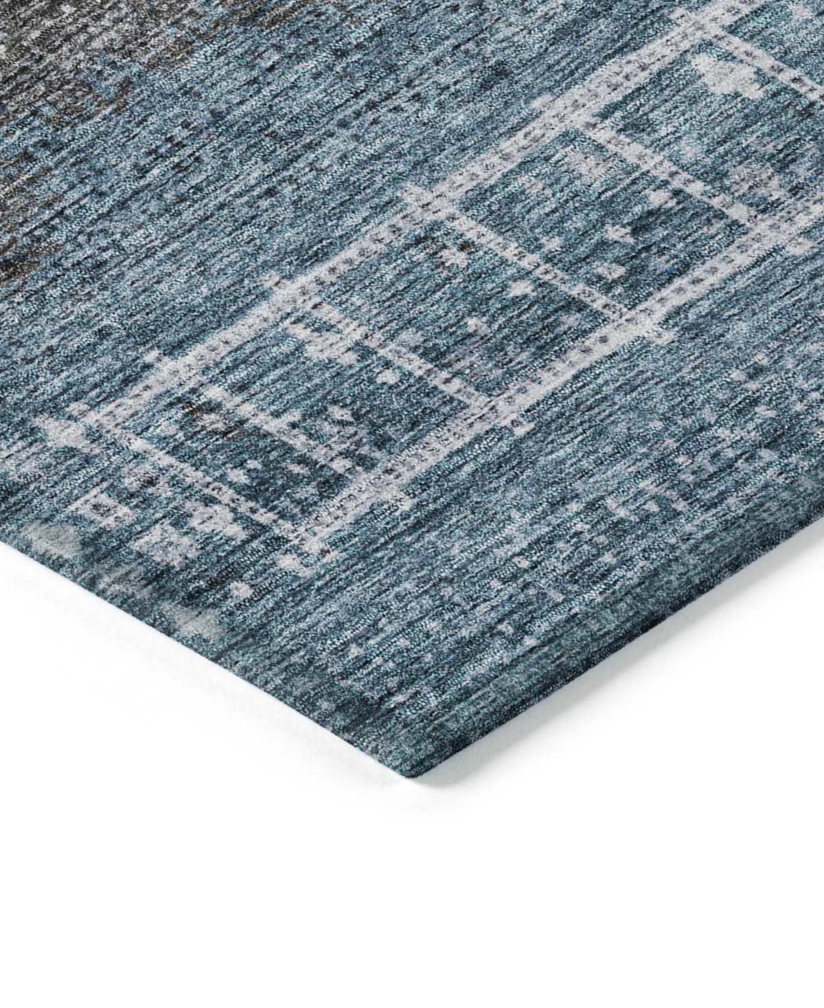 Addison Chantille Machine Washable Acn1147 2'3"x7'6" Runner Area Rug In Blue