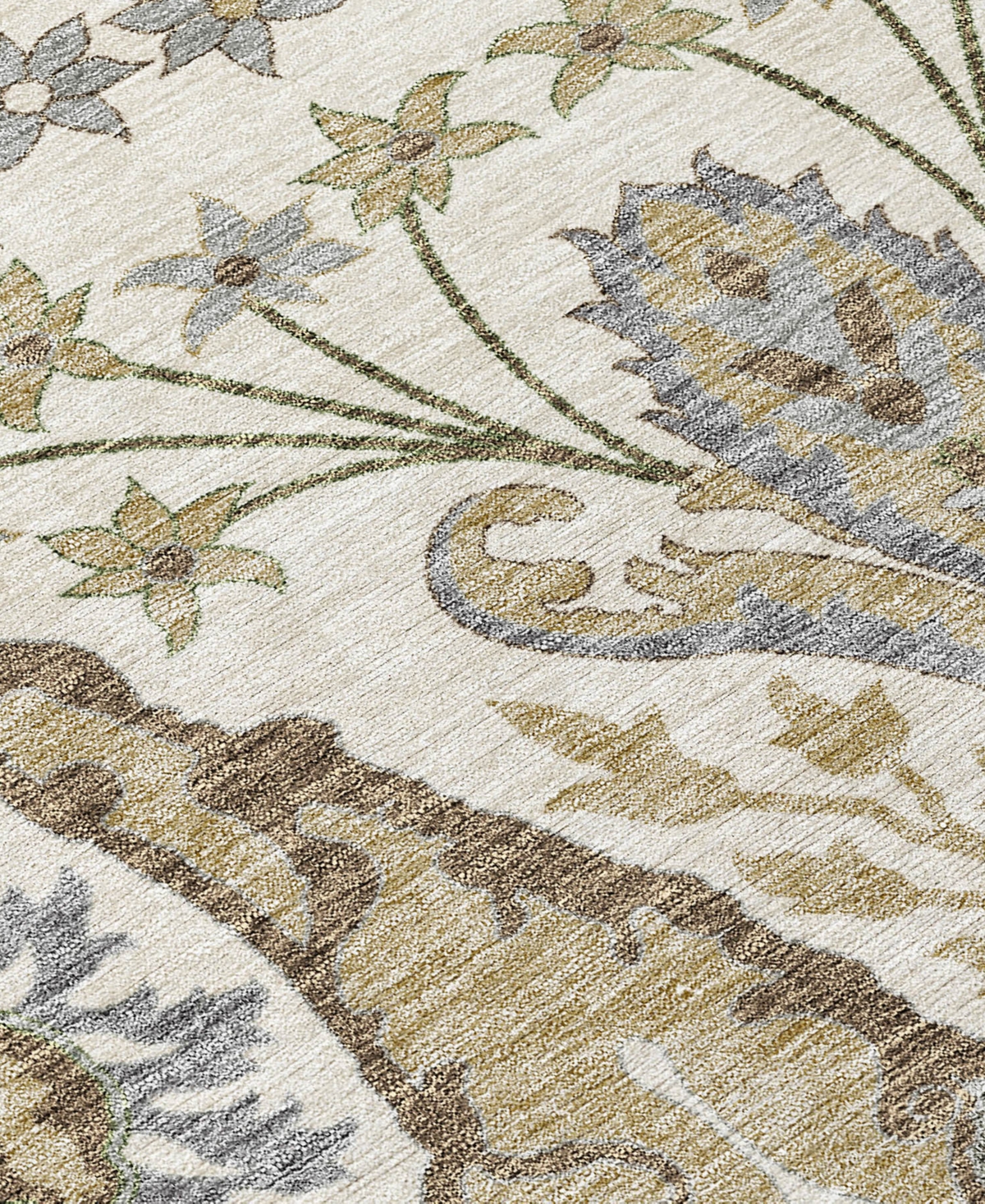 Addison Chantille Machine Washable Acn1153 2'3"x7'6" Runner Area Rug In Ivory