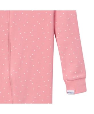 Baby Girls' Snug Fit Footless Pajamas, 3-Pack
