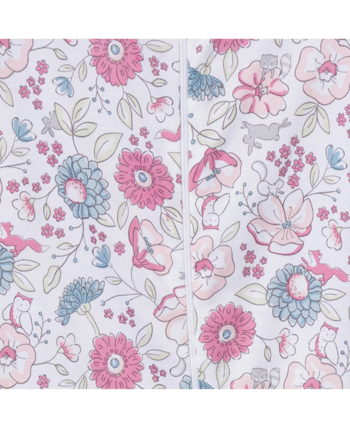 Gerber Baby Girls Snug Fit Footless Pajamas, 3-Pack,- Woodland floral
