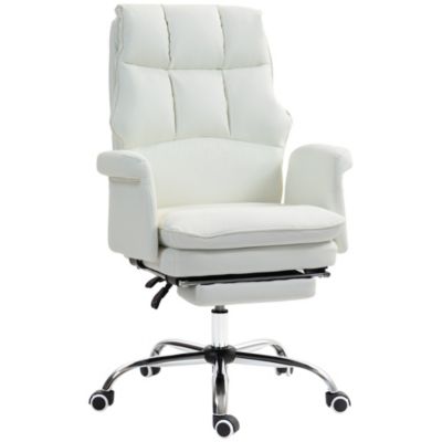 Executive Office Chair with Footrest, Ergonomic, Reclining,