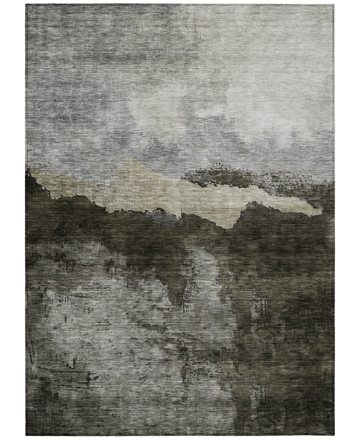 Addison Chantille Mahine Washable Acn1069 5'x7'6" Area Rug In Taupe