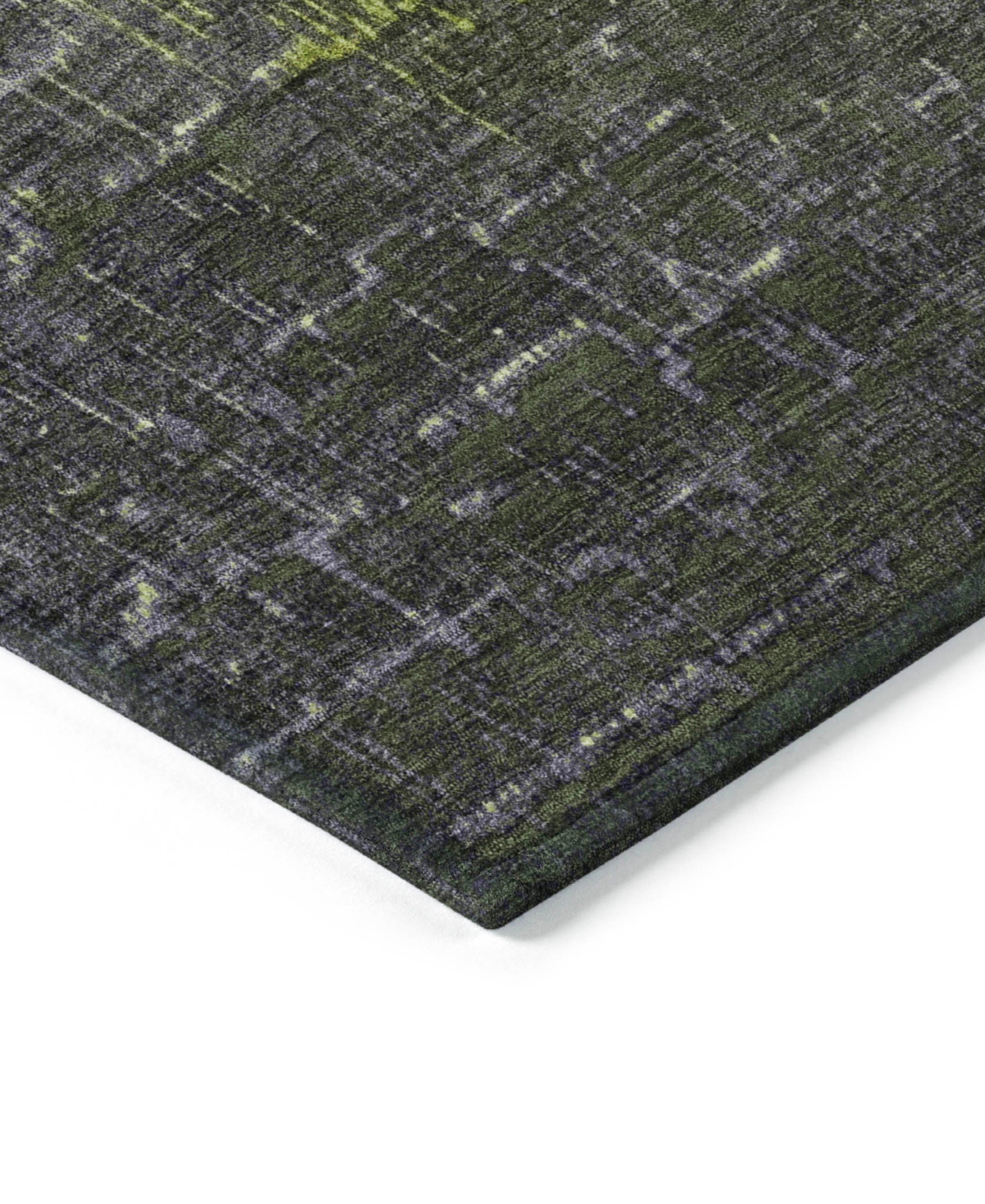 Shop Addison Chantille Machine Washable Acn1066 9'x12' Area Rug In Lime