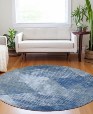 Addison Chantille Machine Washable ACN1065 8'x8' Round Area Rug