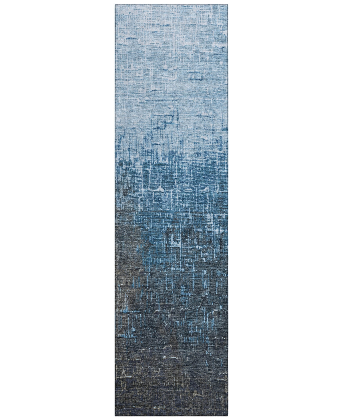 Addison Chantille Mahine Washable Acn1066 2'3"x7'6" Runner Area Rug In Blue