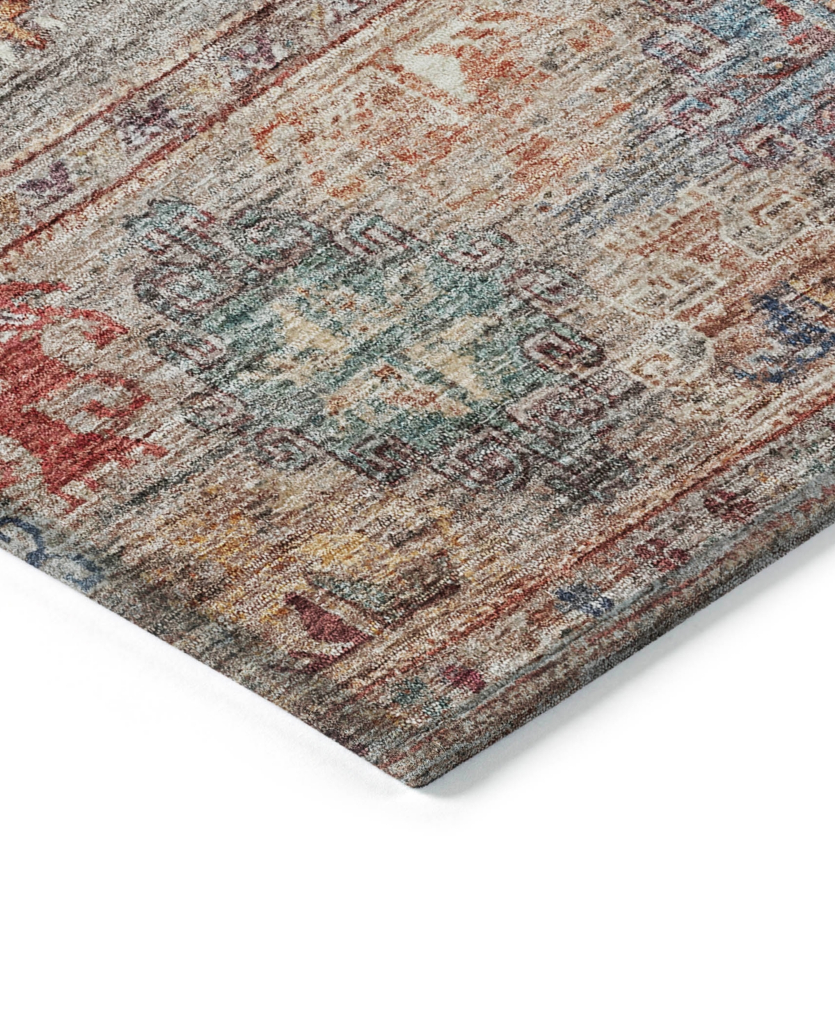 Addison Chantille Machine Washable Acn1220 8'x10' Area Rug In Gray