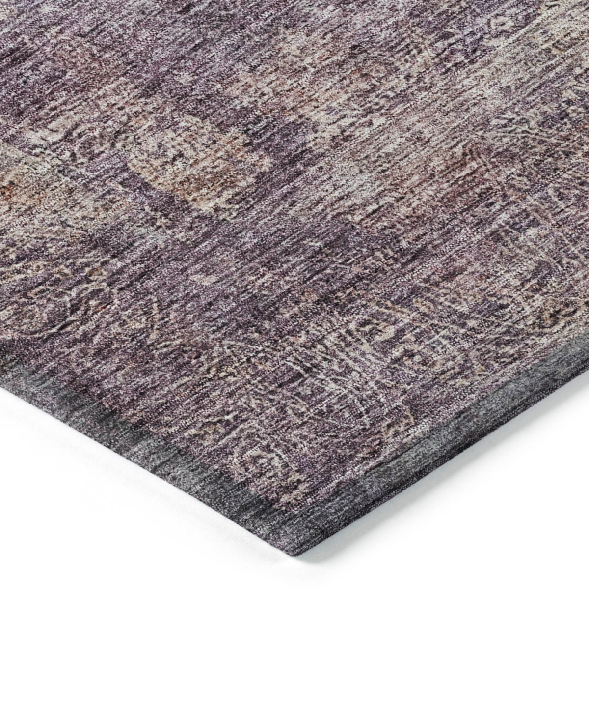 Addison Chantille Machine Washable Acn1172 9'x12' Area Rug In Plum
