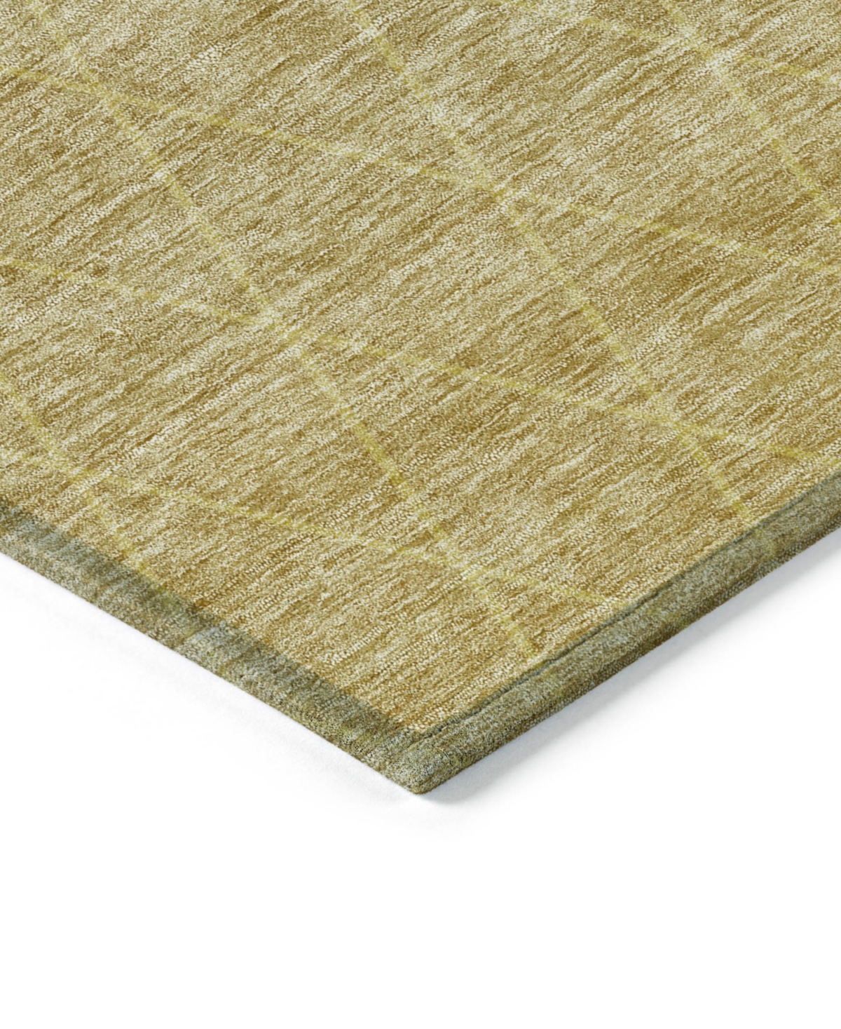 Addison Chantille Machine Washable Acn1175 2'3"x7'6" Runner Area Rug In Gold