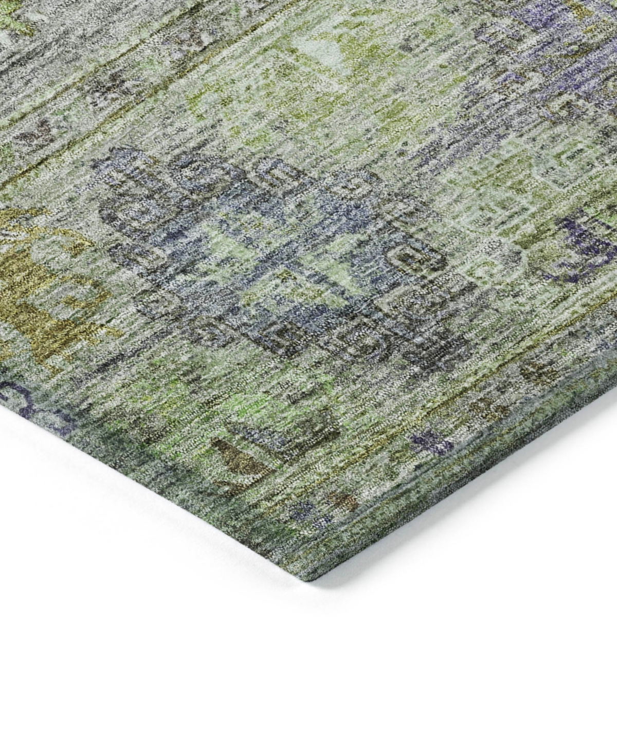 Addison Chantille Machine Washable Acn1220 2'6"x3'10" Area Rug In Sage