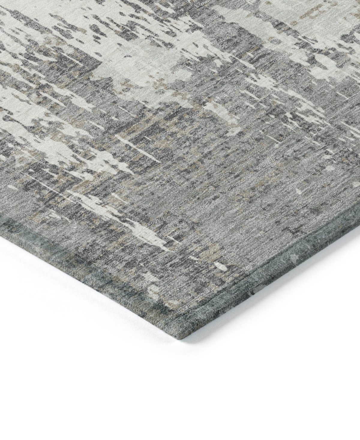 Addison Chantille Machine Washable Acn1008 9'x12' Area Rug In Gray