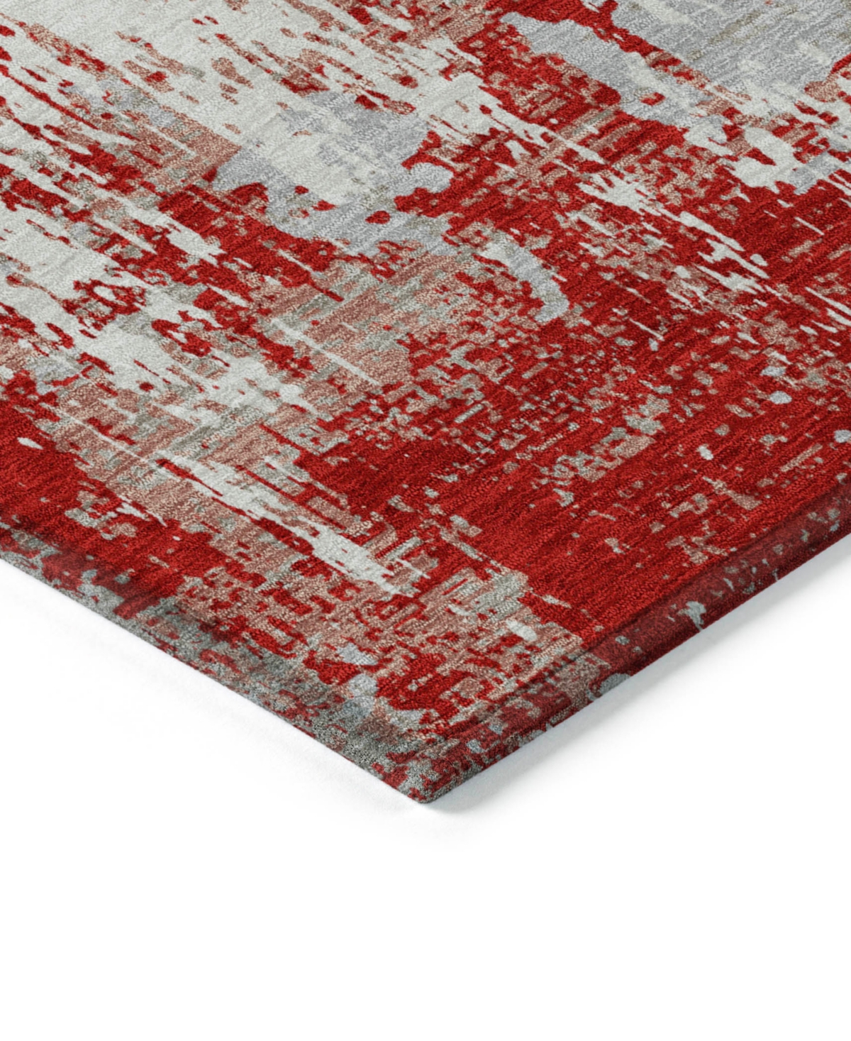 Addison Chantille Machine Washable Acn1008 9'x12' Area Rug In Red