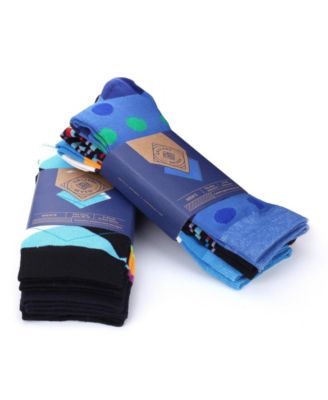 Men's Swish Colorful Dress Socks 12 Pack