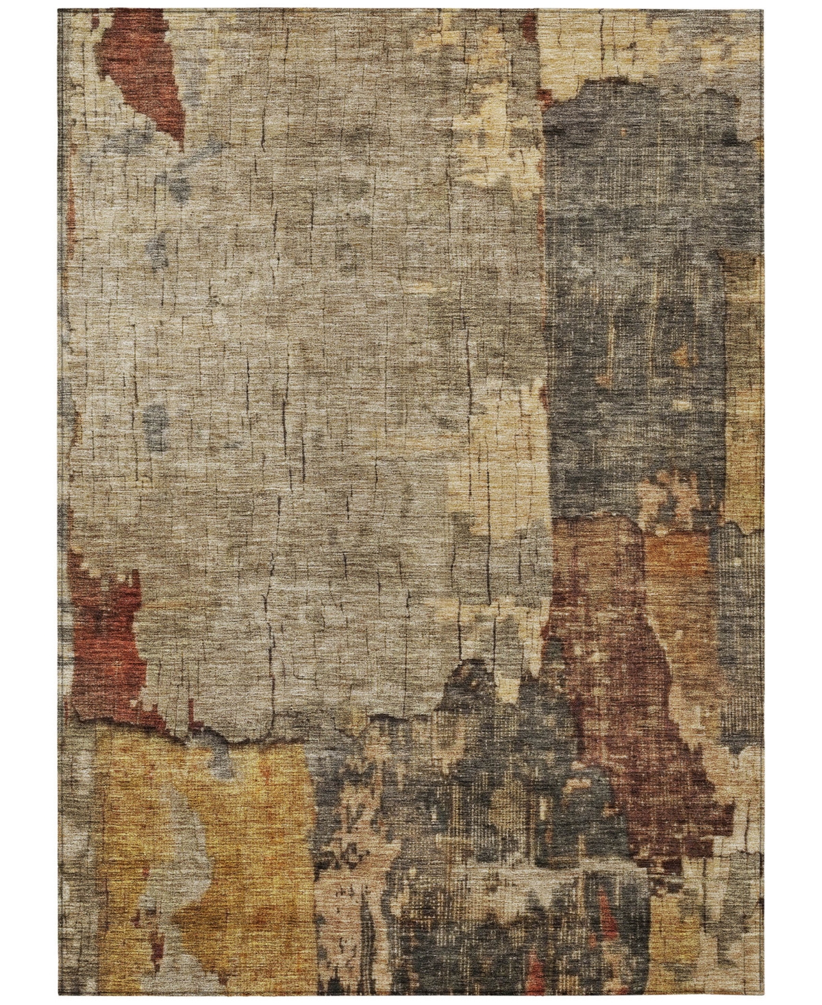 Addison Chantille Machine Washable Acn1201 8'x10' Area Rug In Khaki