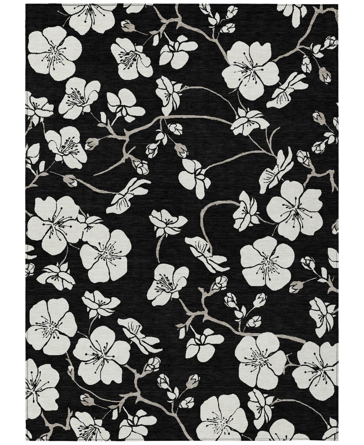 Addison Chantille Mahine Washable Acn1032 3'x5' Area Rug In Black