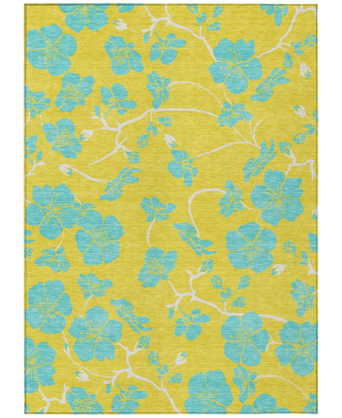 Addison Chantille Mahine Washable Acn1034 3'x5' Area Rug In Yellow