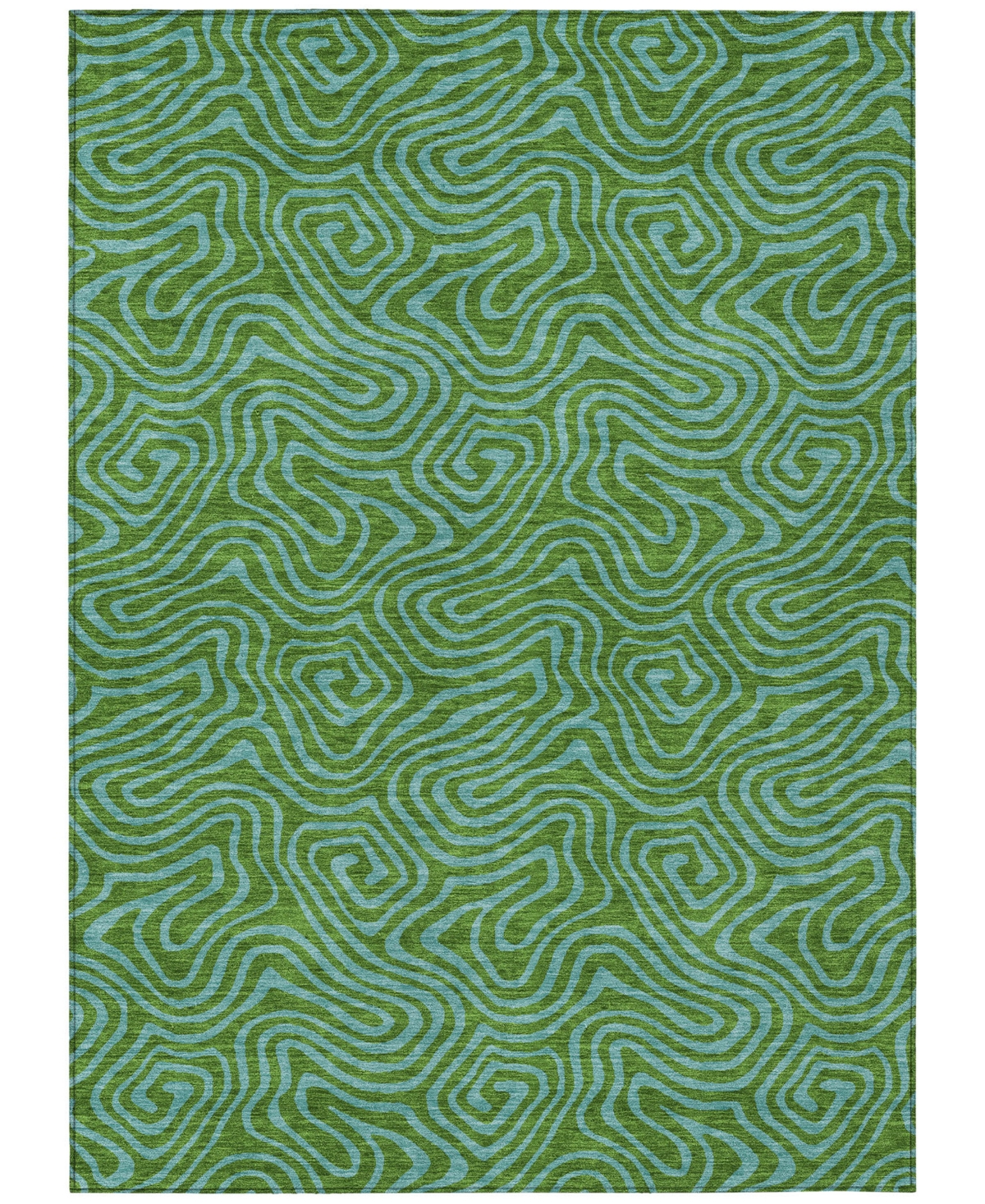 Addison Chantille Mahine Washable Acn1031 8'x10' Area Rug In Green