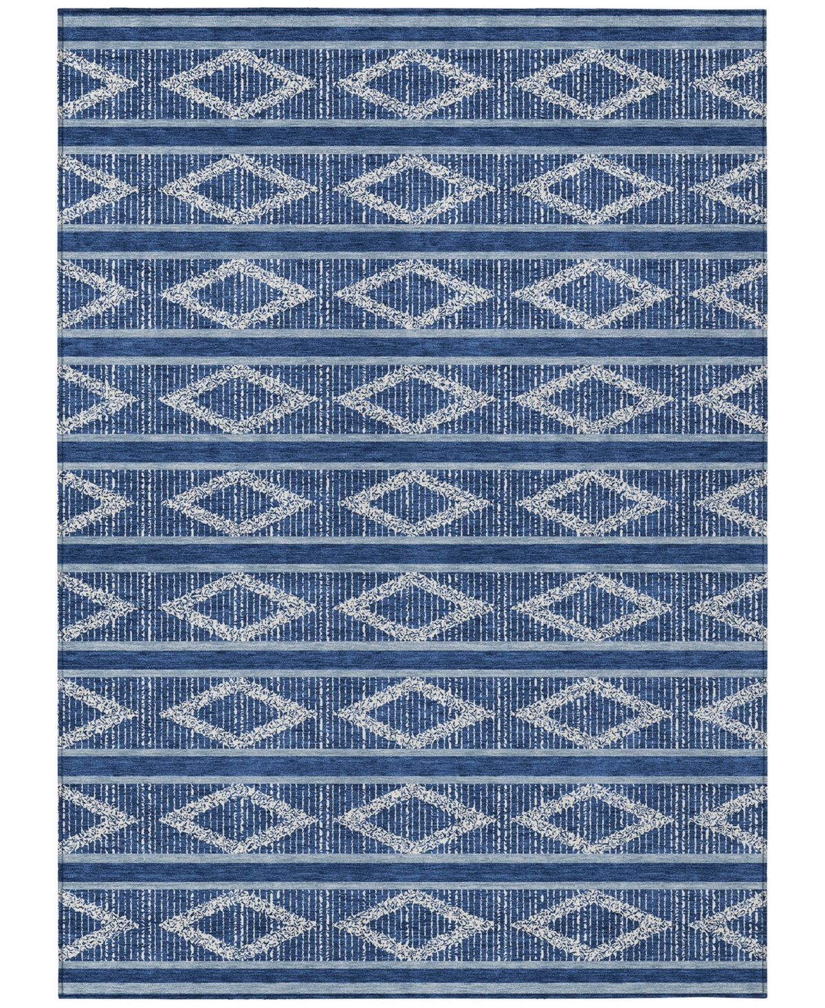 Addison Chantille Mahine Washable Acn1029 8'x10' Area Rug In Navy