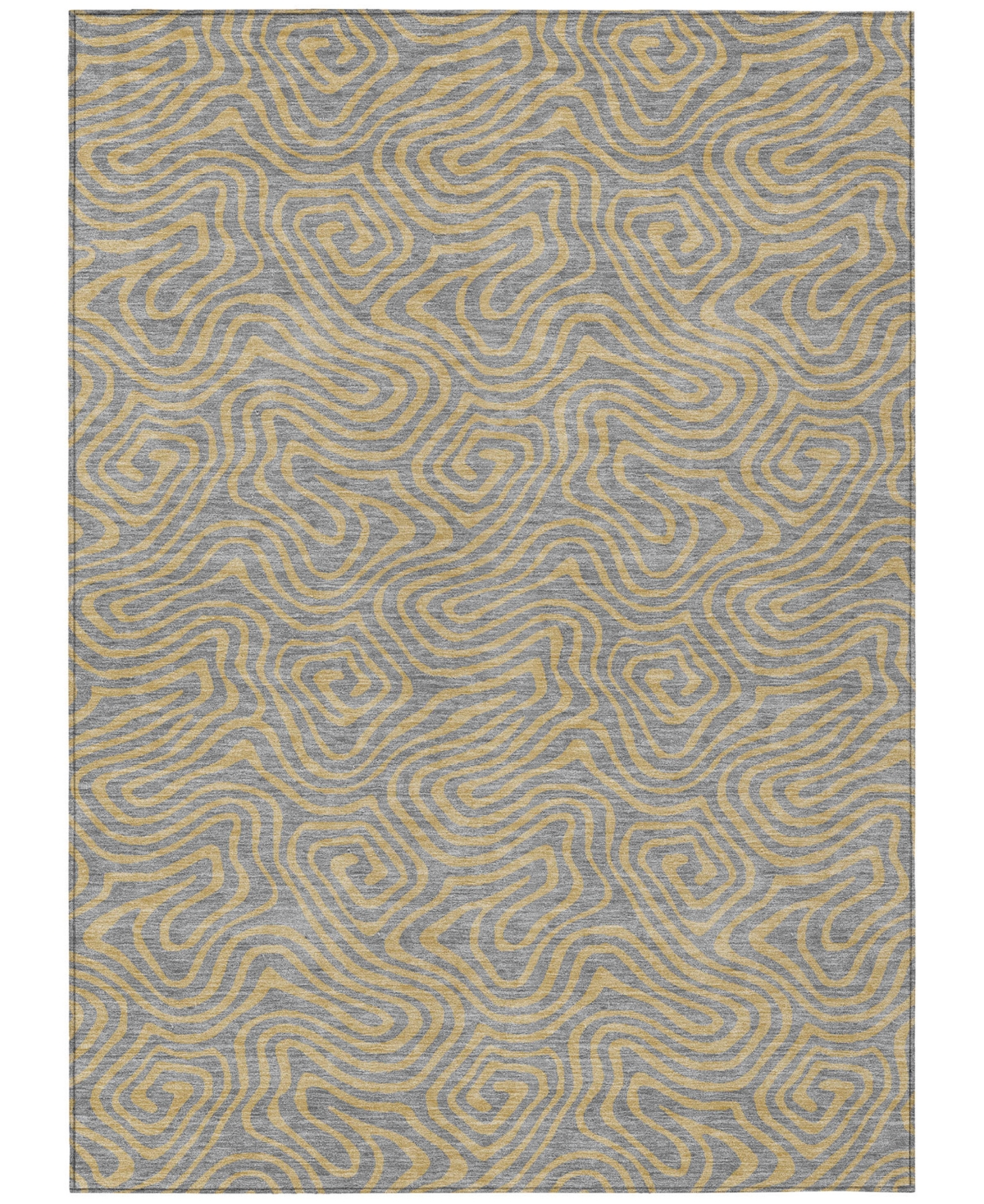 Addison Chantille Mahine Washable Acn1031 8'x10' Area Rug In Gray