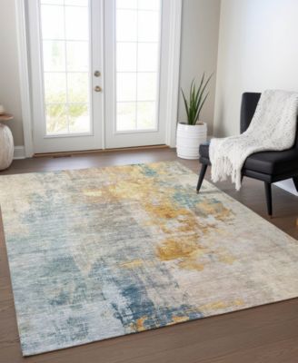 Addison Chantille Machine Washable Acn1160 Rug Collection In Ivory
