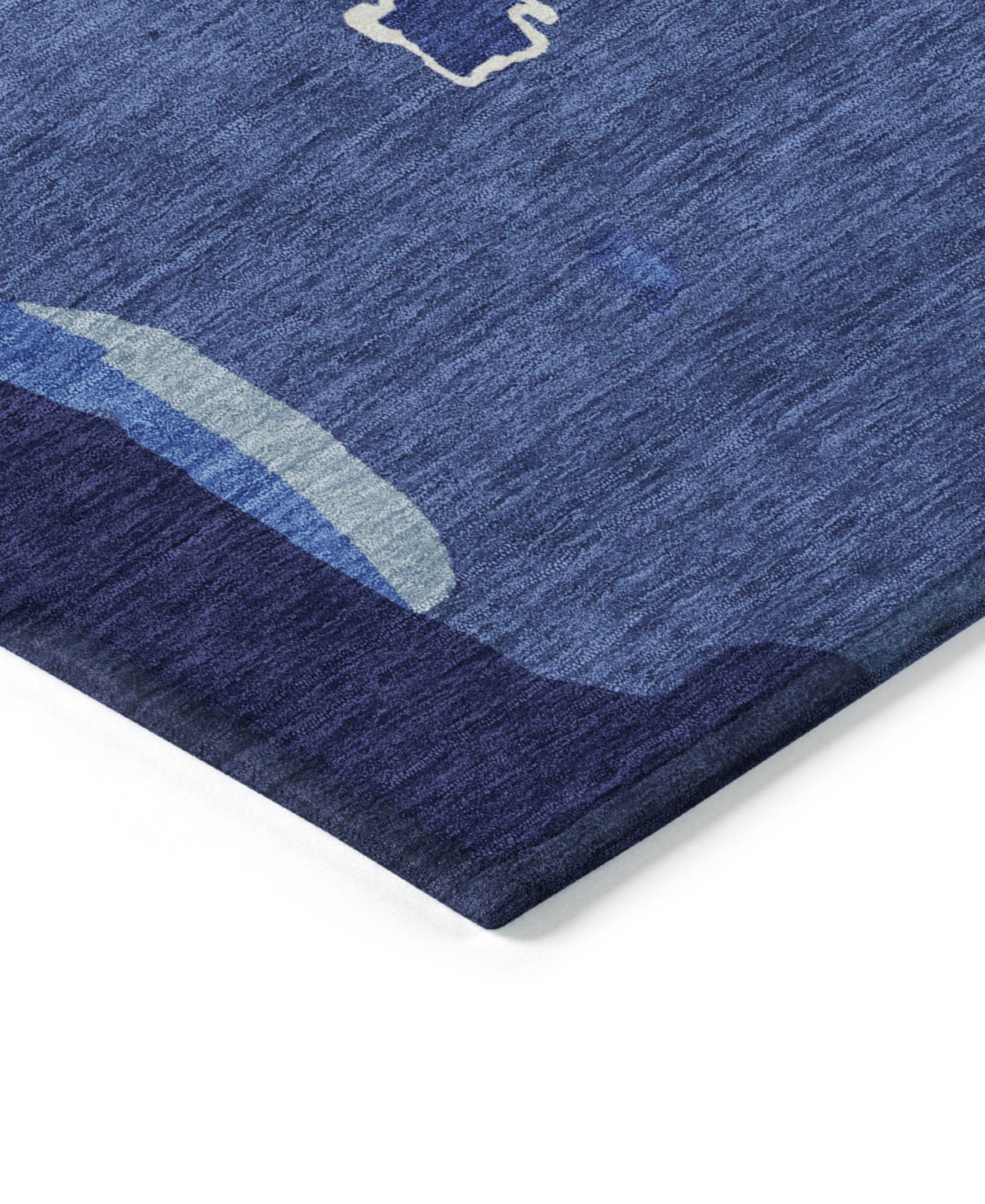Addison Chantille Mahine Washable Acn1028 2'3"x7'6" Runner Area Rug In Navy