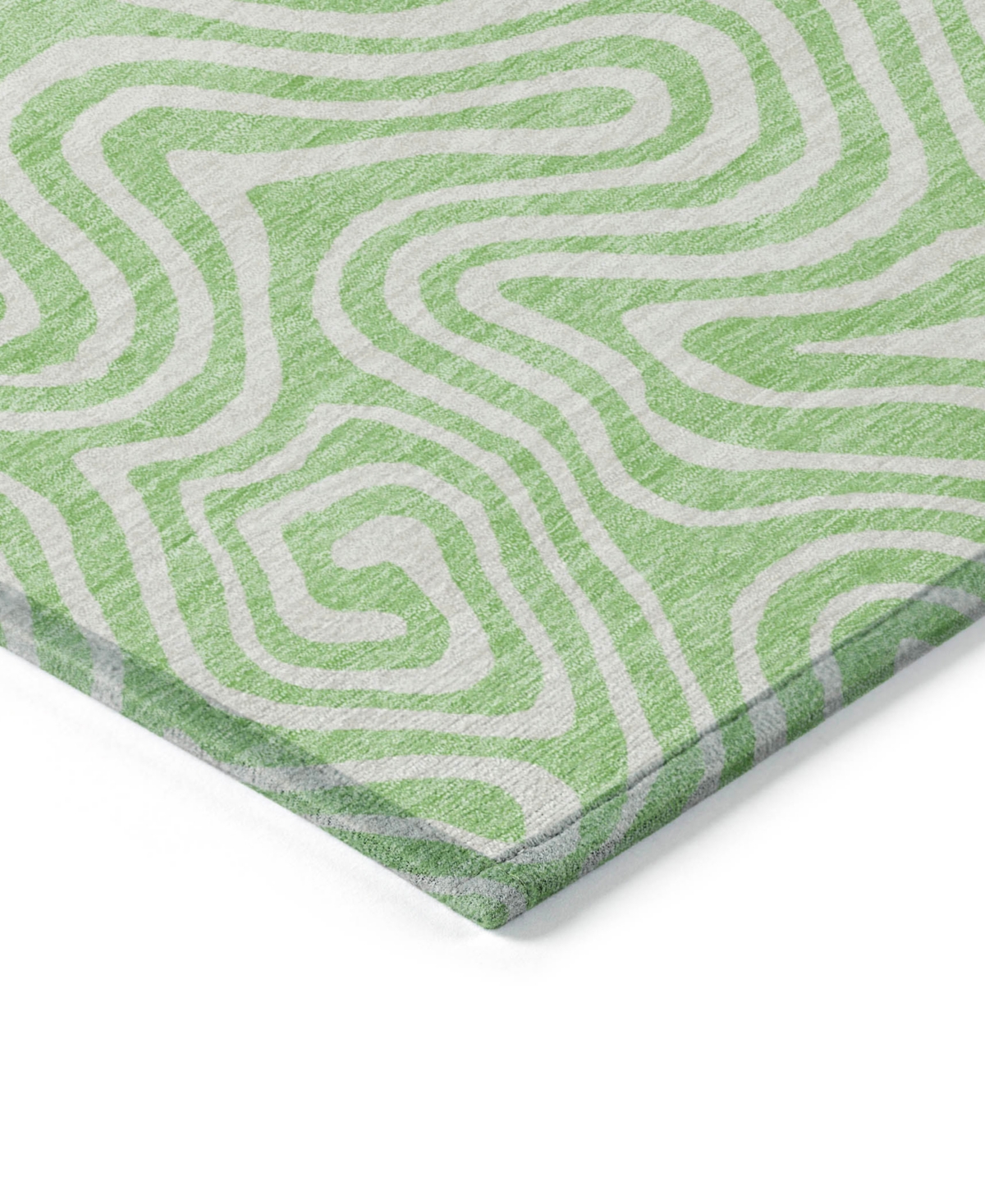 Addison Chantille Mahine Washable Acn1030 5'x7'6" Area Rug In Mint
